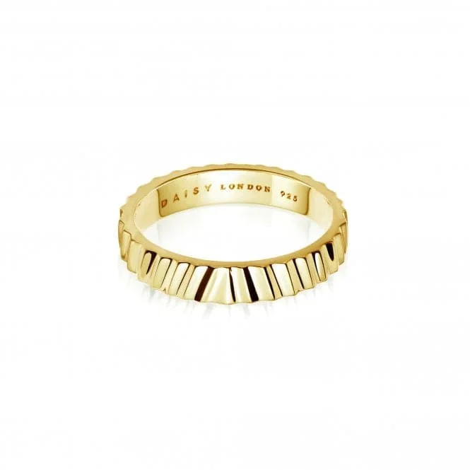 LED - Lit Fashion Rings in Plastic with Color - Changing Effects for a Futuristic LookEstee Lalonde Sunburst Chunky Stacking 18ct Gold Plated Ring ELSR10_GP