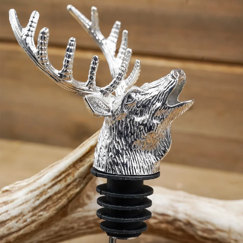 Adjustable Ring Sizes for Women's Rings in Stainless SteelThe Stag Head Wine Spout