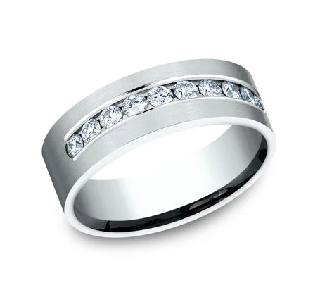 Men's Diamond Engagement Rings with Platinum Band and Halo Setting for a Luxury ProposalTHE BOSS