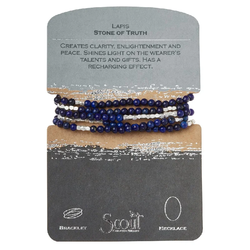 Wrap Bracelets with Multiple Layers of Beads for a Bohemian LookStone Wrap Lapis - Stone of Truth