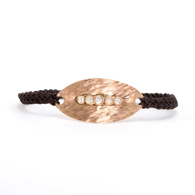 Bangle Sets with Mix - and - Match Patterns for a Versatile AccessoryDiamond Bracelet with 5 diamonds