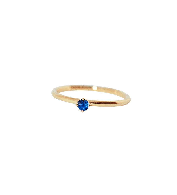 Sapphire - and - Diamond - Accented Wedding Bands in Platinum for a Royal and Sophisticated LookMalene 2.5 Blue 14K Gold Ring w. Sapphire