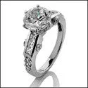 Three - Stone Engagement Rings Symbolizing Love's Past, Present, and Future with Asscher - Cut DiamondsEngagement 2 Ct Round Center Channel Princess Cubic Zirconia Cz Ring