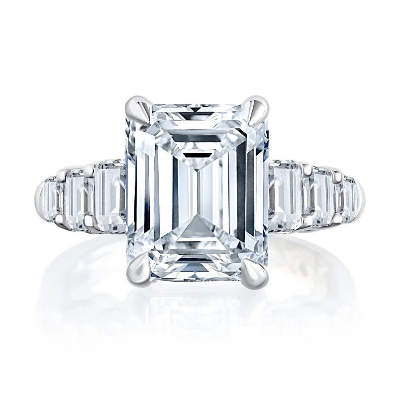 Signature - Design Engagement Rings with a Brand - Exclusive Pattern and Premium DiamondsDiamond Semi Mount Ring | 14k White (2.50ct Head)