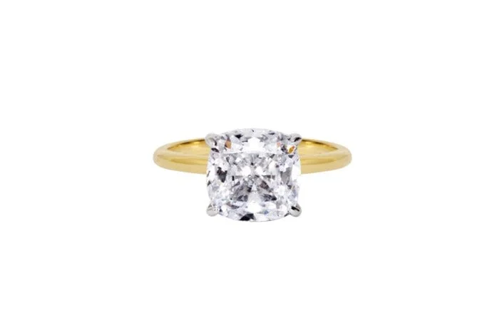 Art Deco Engagement Rings with Geometric Patterns and Baguette - Cut Diamond AccentsThe Mila Ring (2 Carat)