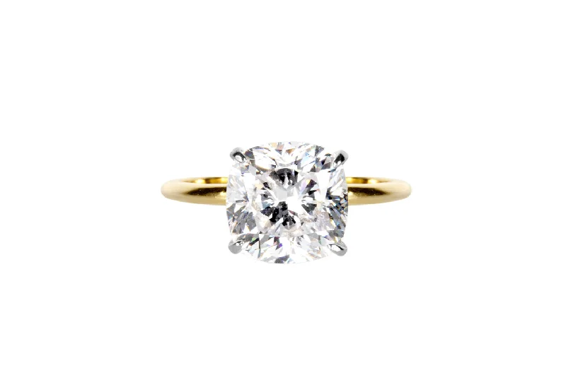 Art Deco Engagement Rings with Geometric Patterns and Baguette - Cut Diamond AccentsThe Mila Ring (3 Carat)