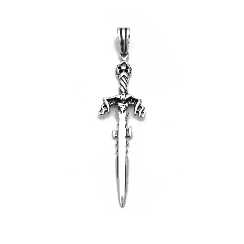 Antique-Finish Vintage Sword (Silver)